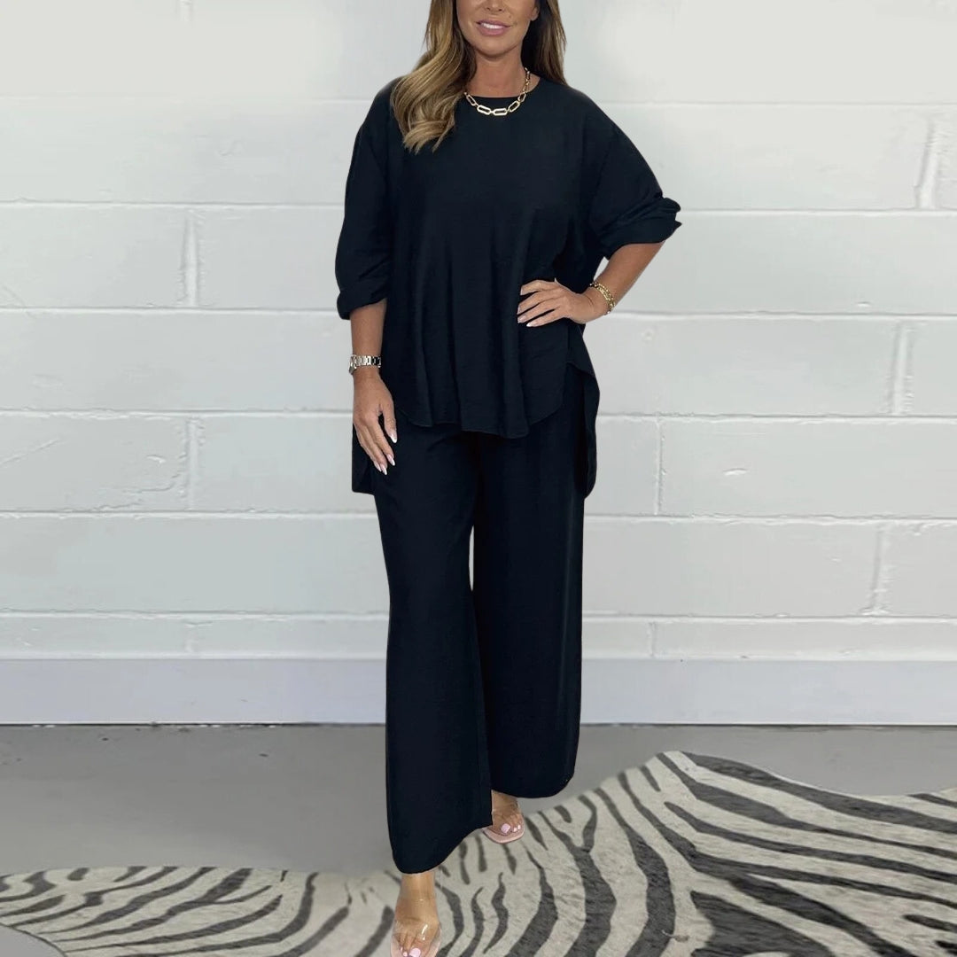 Alexa – Trendiges locker sitzendes Zweiteiler-Set für Damen