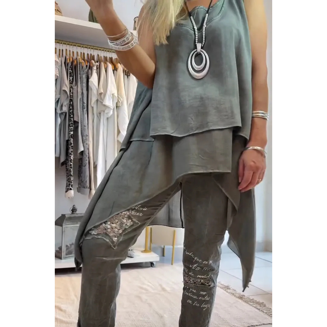 Lieselotte - Lässiges Boho-Zweiteiler-Outfit für Damen