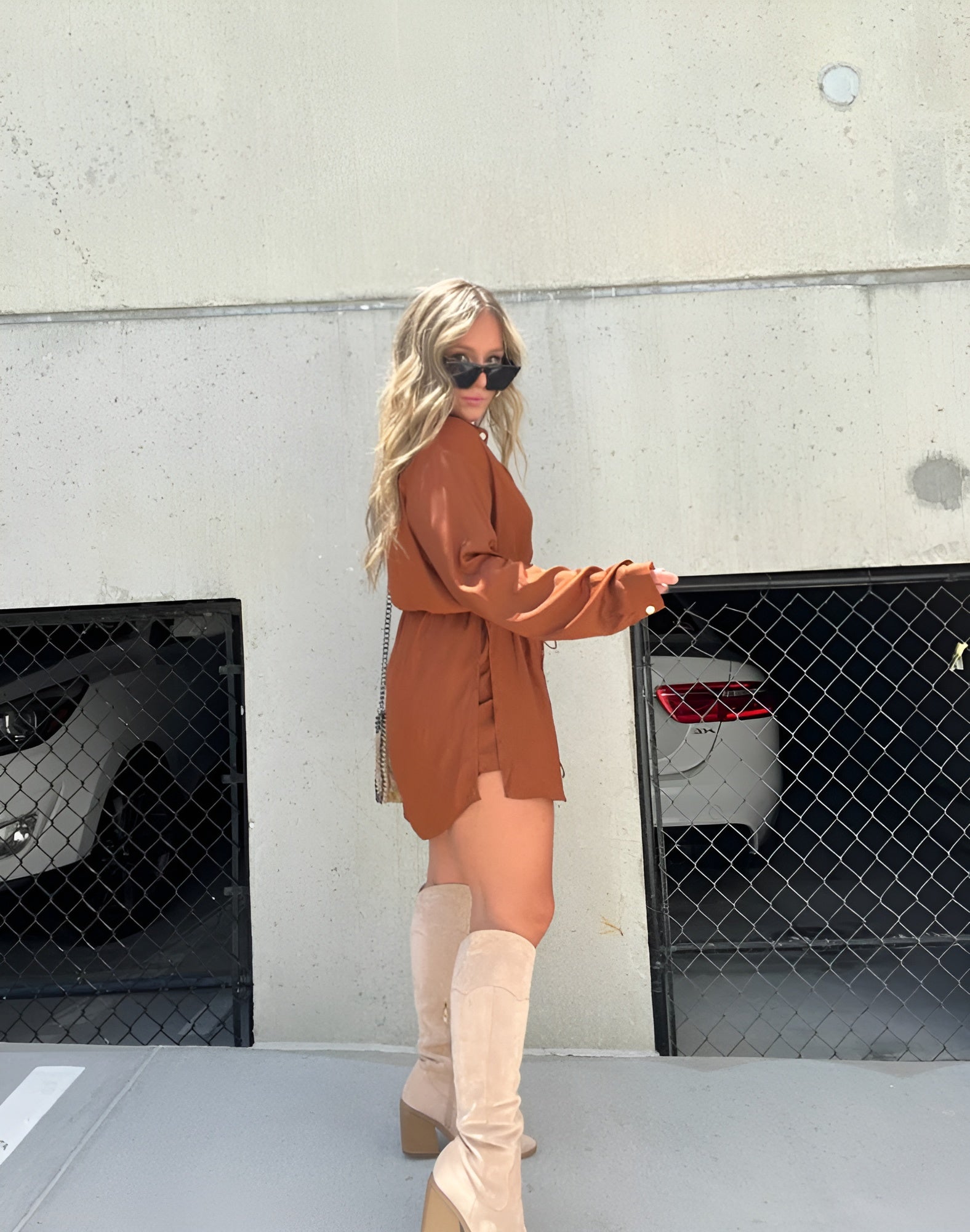 Annalena - Elegantes Hemdblusenkleid in Mini-Länge