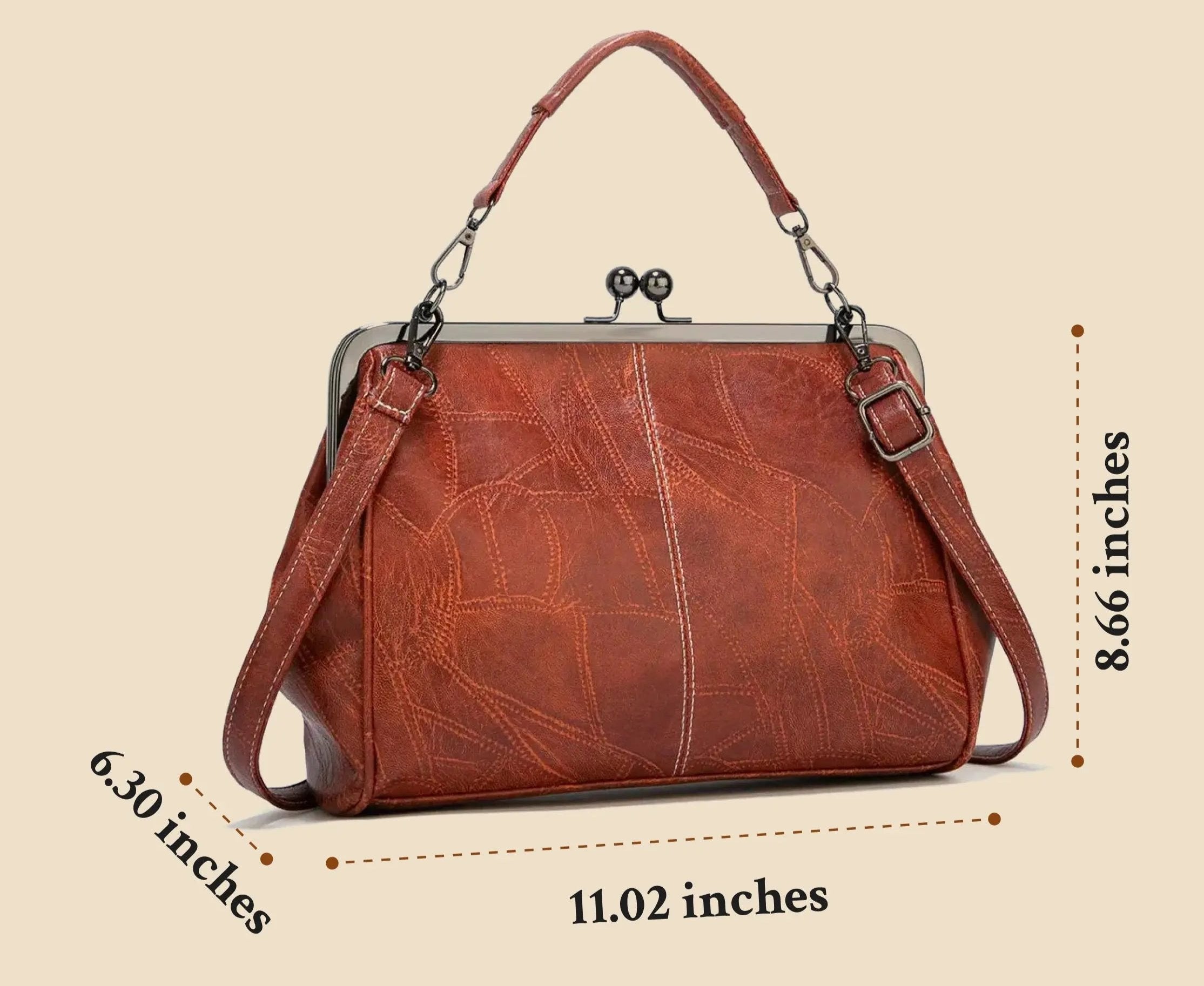 Anneliese – Elegante Vintage-Rahmentasche für Damen