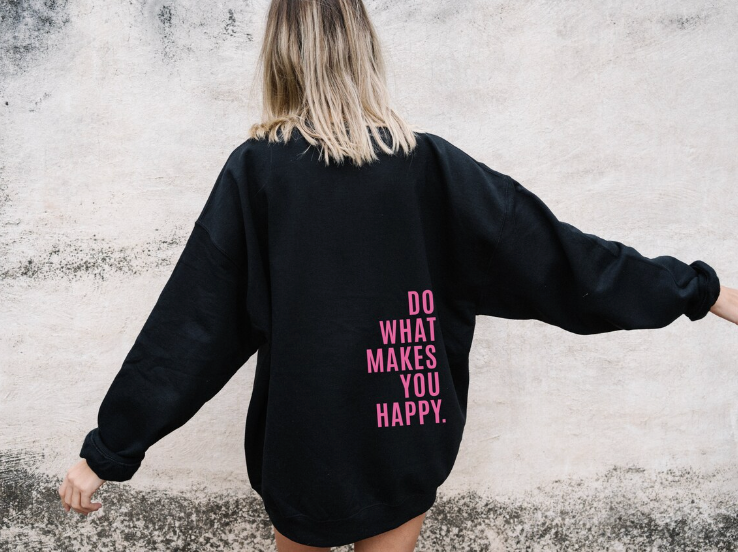 Amalia - Trendiger Oversized-Grafik-Hoodie für Damen
